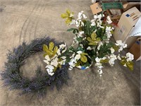 Wreath And Floral Arrangement
