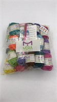 New 24pk Multi Colors Mini Yarn Skeins Set
