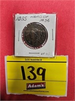 1835 HEAD OF 1836 LARGE ONE CENT PIECE