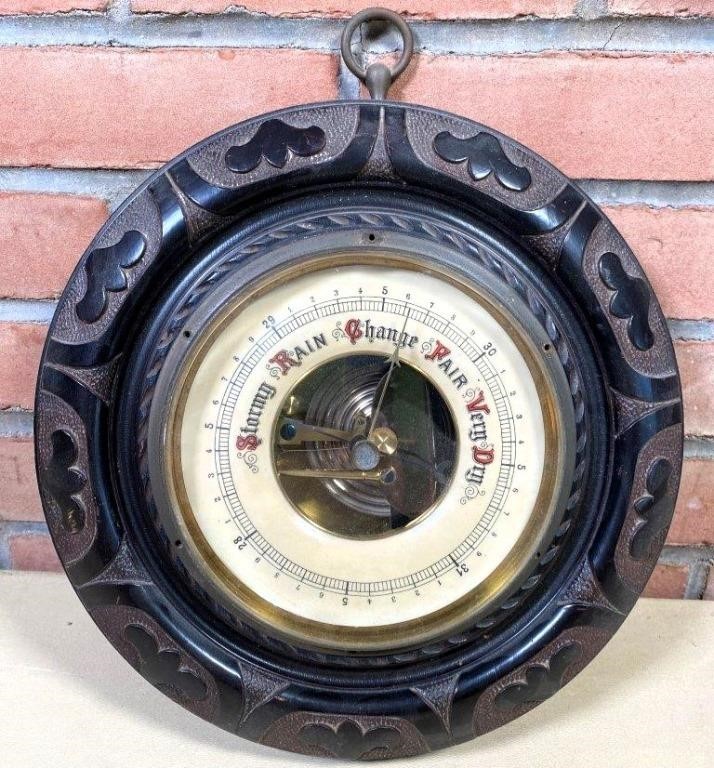 antique barometer- 11"