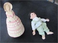 Vintage Doll by Gustove Wolf and Music Box Lady