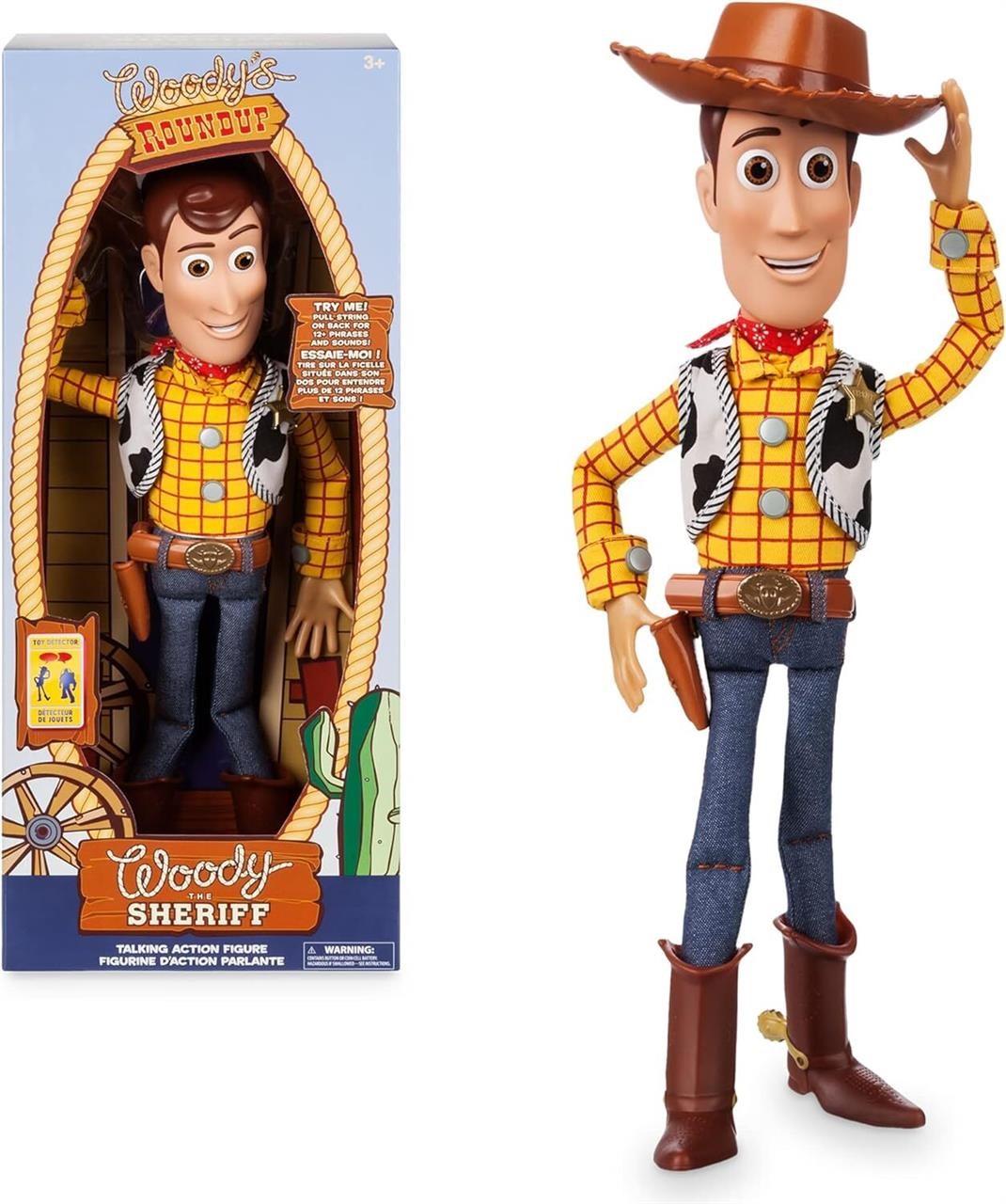 DISNEY Store Official Woody Interactive Talking Ac
