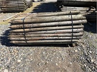 1 Bundle Used 7’x4" Treated Posts