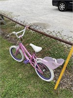 Disney Princess Bike, Bell & Baby Doll Seat