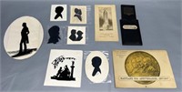 Silhouette & Paper Ephemera Lot Collection