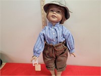 NIB Heidi Otts Little Boy Doll aprox 18"