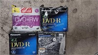 3 PKS OF DVD-R 1 OF DVD-RW