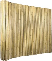 6Ft x 8 Ft Natural Bamboo Screen for Outdoor Space