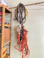 Drop lights and short extension cords