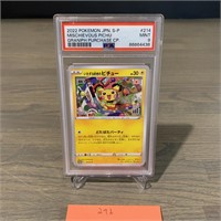 PSA 9 Mischievous Pichu Pokemon Card
