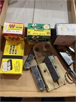 Box with magazines and Shotgun shells