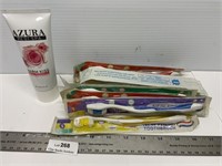 Lot Of Sealed Toothbrushes & Azura Pedi Spa