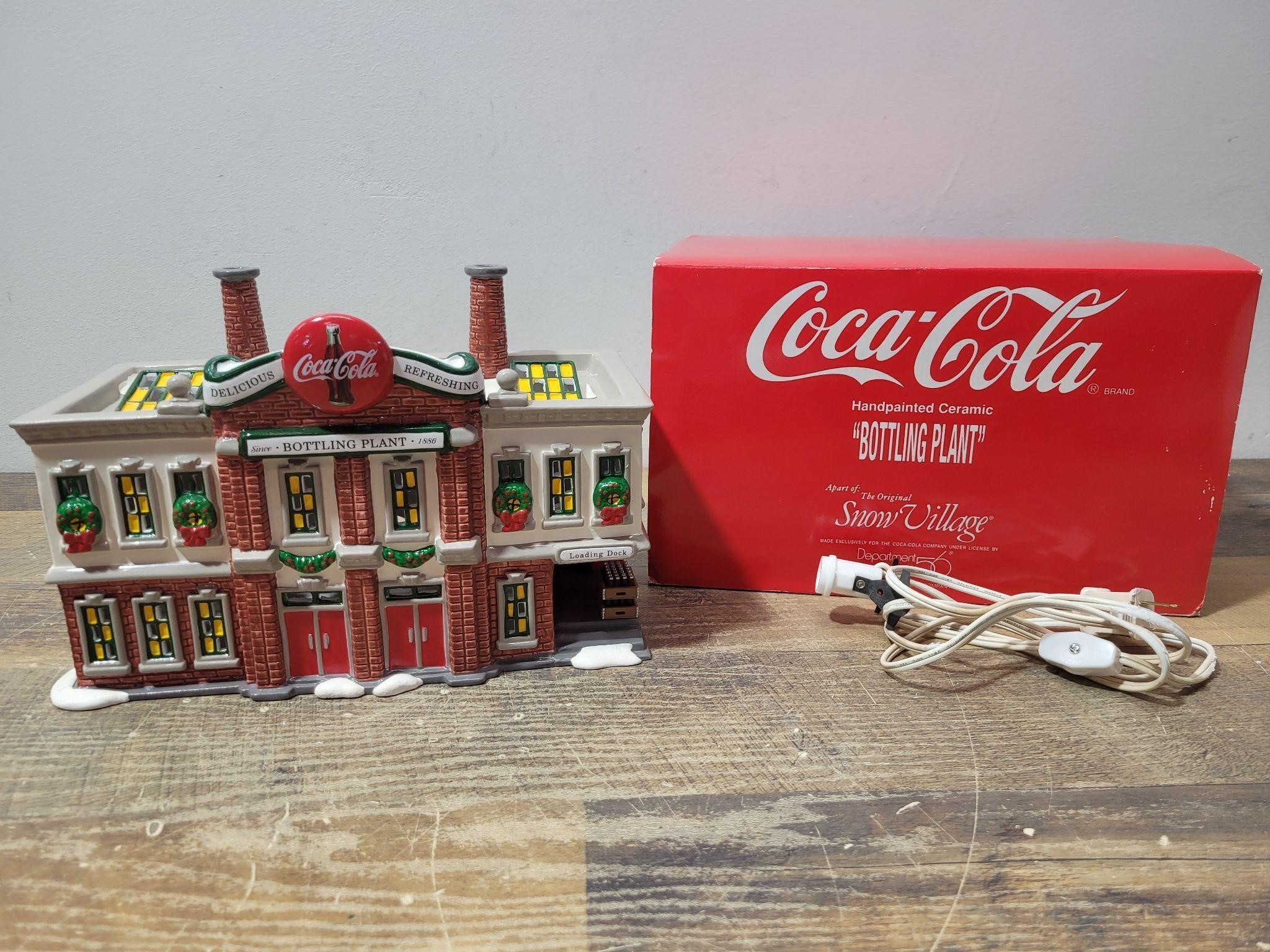 Dept 56 Coca Cola Bottling Plant
