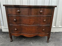 Antique 4-drawer dresser 37.5" x 20" x 33"H