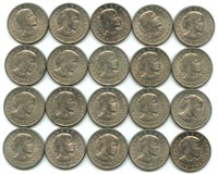 (20) 1979-D Susan B. Anthony Dollar Coins