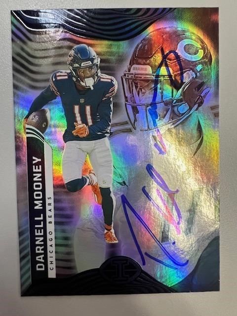 Bears Darnell Mooney Signed Card with COA