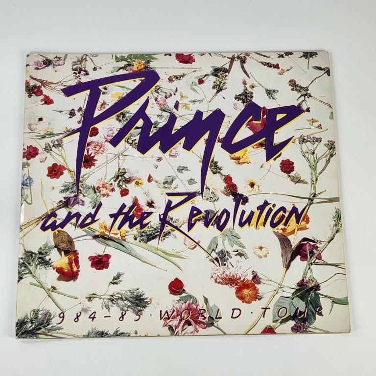 1984-85 PRINCE & THE REVOLUTION CONCERT PROGRAM