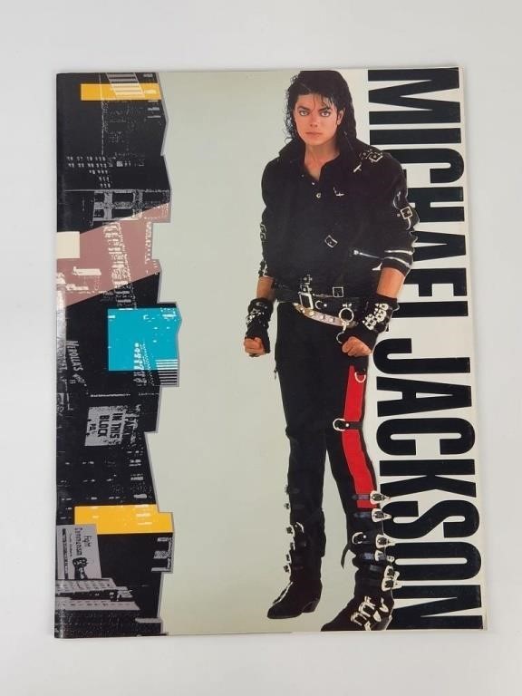 1988 MICHAEL JACKSON CONCERT PROGRAM