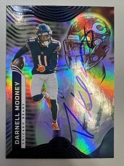 Bears Darnell Mooney Signed Card with COA