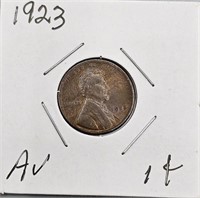 1923 AU Lincoln Cent