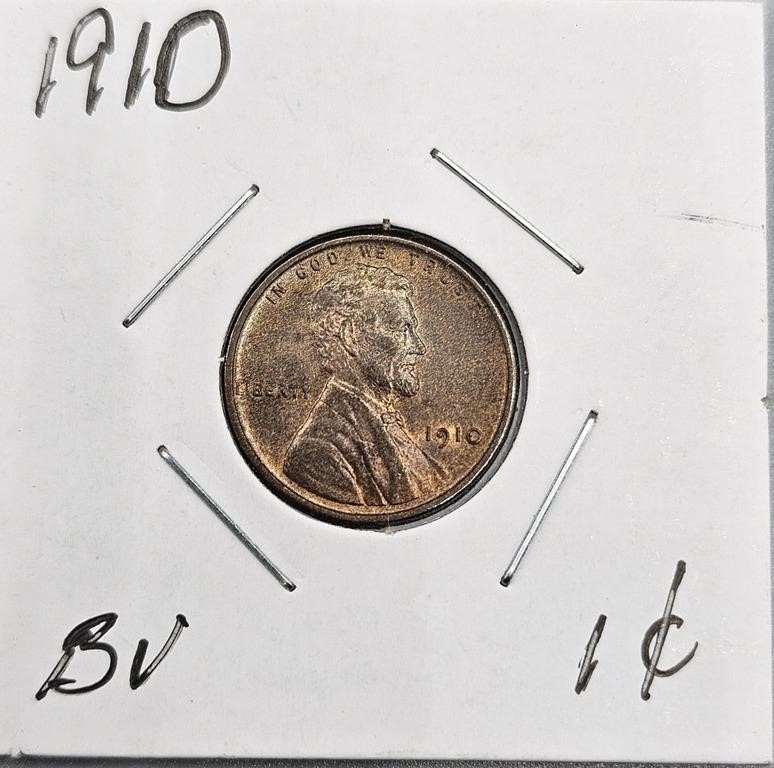 1910 BU Lincoln Cent
