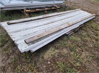 Assorted tin siding