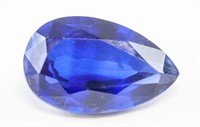 9.40ct Pear Cut Blue Natural Sapphire GGL
