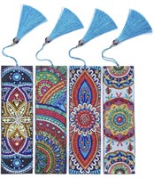New YSISLY 4 Pieces 5D Diamond Painting Bookmarks