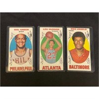 (3) 1969-70 Topps Basketball Stars