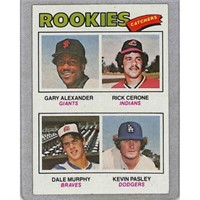 1977 Topps Crease Free Dale Murphy Rookie Card