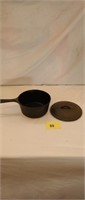 Vintage Cast Iron 2 Quart Pot with Lid