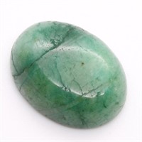 11.4 ct Glass Filled Emerald Cabochon