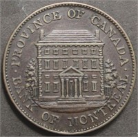 Canada PC-1B2 Bank of Montreal 1844 Â½ Penny Token