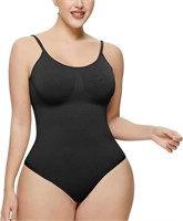 MED Seamless Ribbed Soft Bodysuit Elastic Skimpy