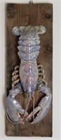RARE TAXIDERMY MOUNTED 16'' BLUE LOBSTER