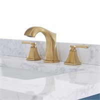 Allen + Roth Chesler Brushed Gold Widespread