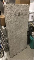 3in x 53in x 25in Gray Pad Concrete Block