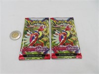 2 pack neufs de cartes Pokémon