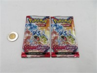 2 pack neufs de cartes Pokémon