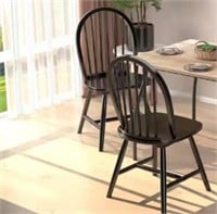 Costway Vintage Windsor Dining Chairs Set of 2