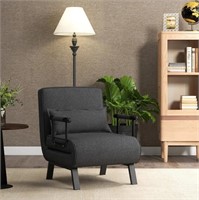 Costway Folding Upholstered Accent Chair