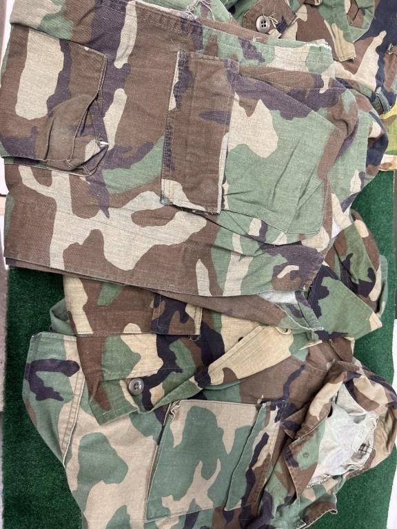 Camouflage clothing small and medium lot