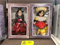PAIR OF SPAIN AND MEXICO BY EFFANBEE NIB