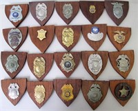 Twenty USA Sheriffs & Police badges