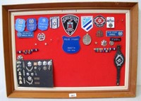 Panel Israeli police badges patches etc