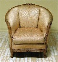 Louis XV Style Corbeille Armchair.