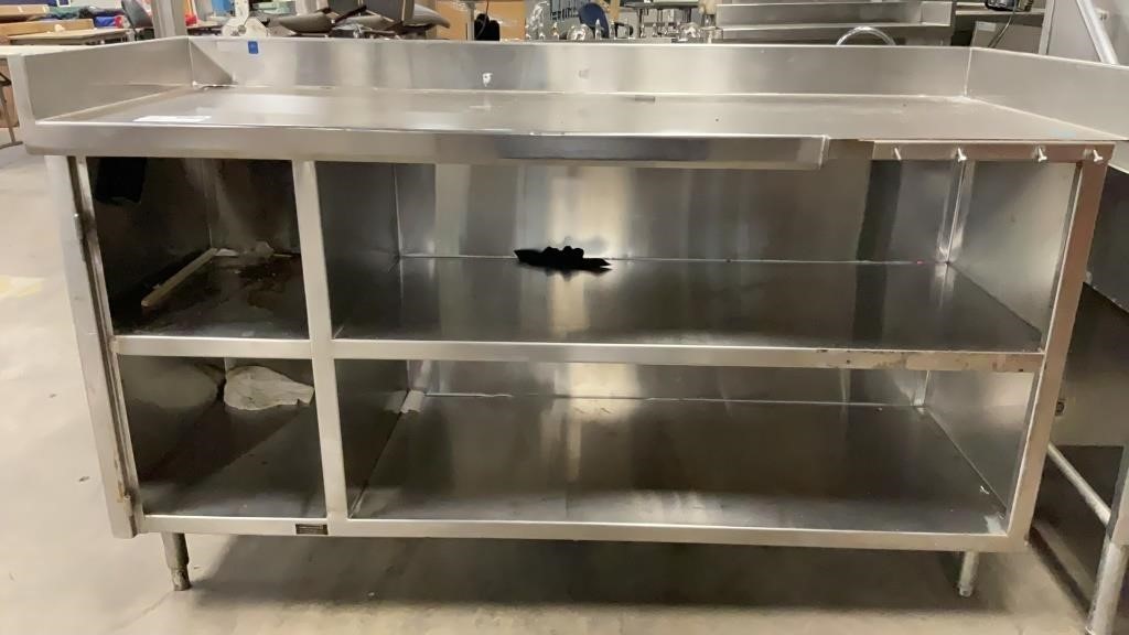 NSF Metal Storage Shelf With Counter Space (65’ W