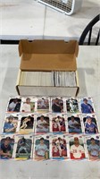 Lot of baseball cards set may not be complete.