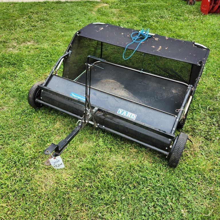 YD Yard Tuff Lawn Sweeper for lawn tractor or ATV