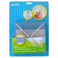 Perler Large Clear Square Pegboards  4 Pack